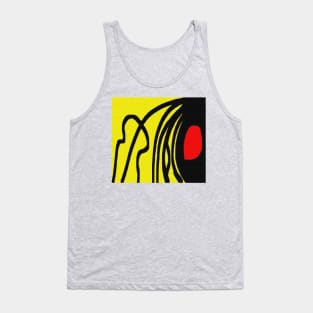 Red yellow black Tank Top